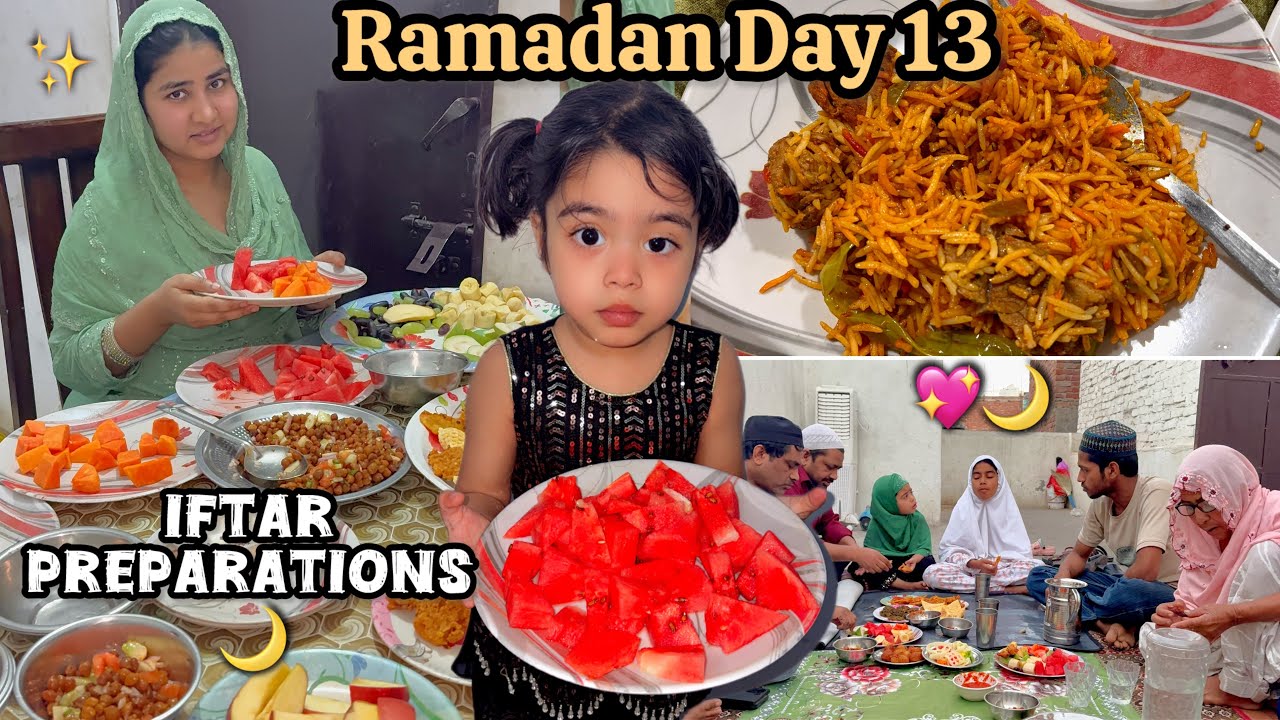 Ramadan Day 13 vlog 🌙 | Iftar preparation | lLazeez biryani 😋 Aayat khan 