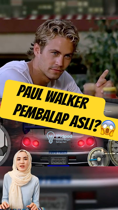 Paul Walker Gak Cuma Akting – Dia Pembalap Beneran