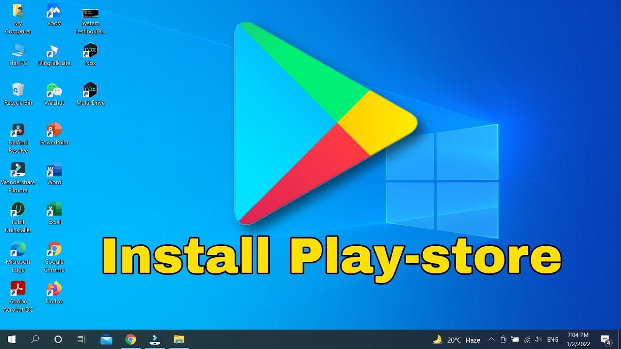 how to download google play store app for pc