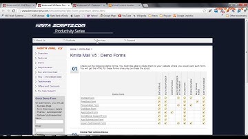Kmita Mail PHP Form to Email Form Processor HTML Form
