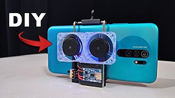Simple Smartphone Air Cooling Fan For Gaming - DIY Mobile Cooler
