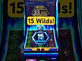 15 Wilds! Almost A Full Screen For A. Big Win! #youtubeshorts #wild #slots