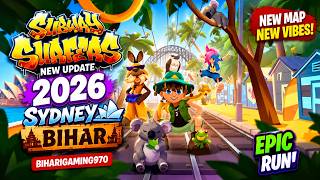 SUBWAY SURFERS SYDNEY NEW UPDATE HD QUALITY 1080P 💪🏻💞😊⚔️