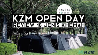 REVIEW 16 JENIS KHEMAH KZM | KZM Open Day di Gamuda Gardens, Rawang | Montanic Adventures Store