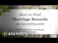 How to Find Marriage Records on Ancestry.com | Ancestry