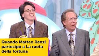 Quando Matteo Renzi partecipò a La ruota della fortuna | Mediaset Play Cult