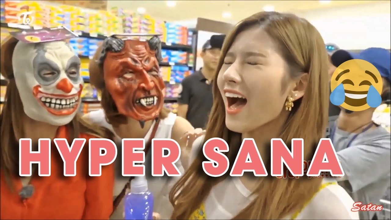 TWICE hyper SANA making loud noises