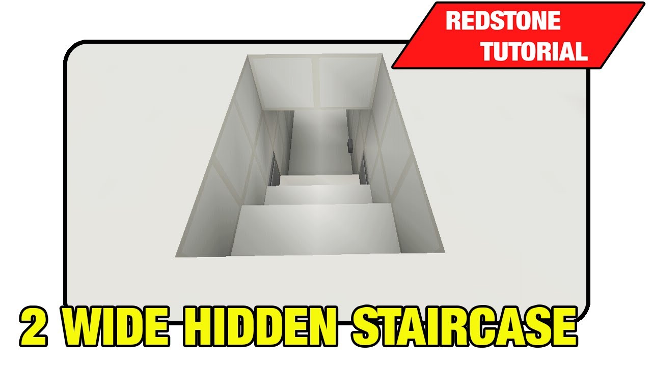 Minecraft Tutorial: 2 Wide hidden staircase : CodeCrafted : Free Download,  Borrow, and Streaming : Internet Archive