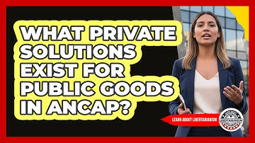 What Private Solutions Exist For Public Goods In Ancap?