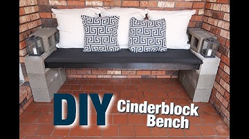 DIY CINDERBLOCK BENCH *SUPER INEXPENSIVE*