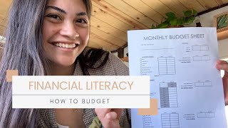 how i dug myself out of debt using my budget sheet 💸🦋