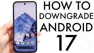 Famous How To Downgrade Your Phone From Android 17 To Android 16! Profile