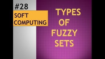 Types of fuzzy sets | Soft computing | Tutorial 28