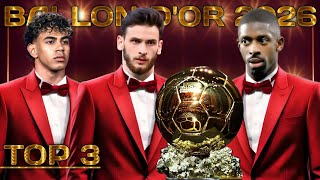 3 Ballon d'Or Teratas 2026 ► Pembaruan Statistik Dembele atau Kvaratskhelia atau Yamal ● MFWU