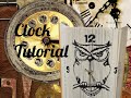 Owl clock book folding tutorial