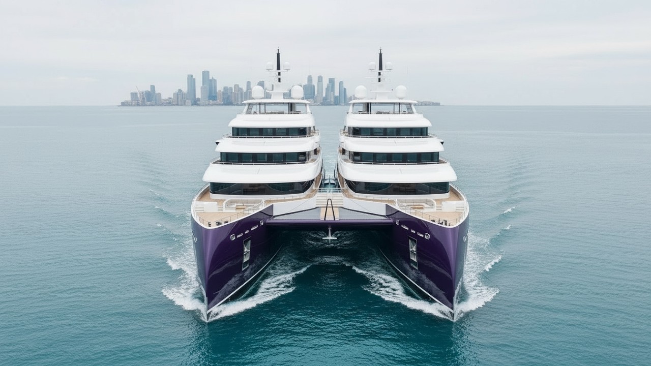 3.5 Million $ Stylish Double-Bow Yacht Everyone Clicks On | Velvet Empire 💸💸💸🚢