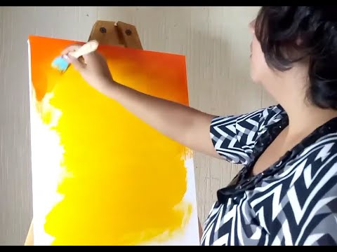 retirarse varilla dinastía Como Pintar Un Cuadro Con Pintura Acrilica / PAINTING TUTORIAL Acrylic For  Beginners - YouTube