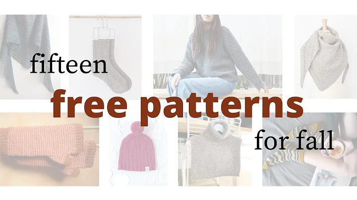 15 FREE PATTERNS FOR FALL