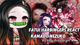 Fatui Harbingers react to Nezuko as New Archangel 「Genshin impact X Demon slayer 」