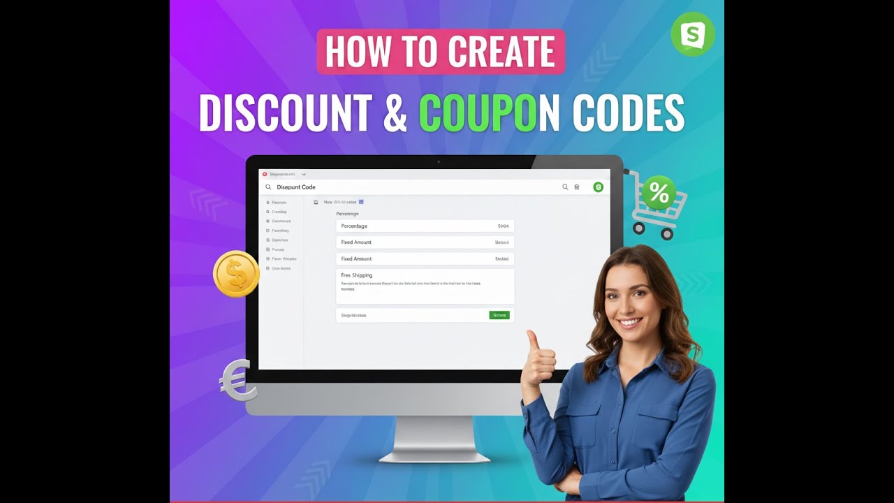 How to Create Discount & Coupon Codes in Shopify | Step-by-Step ...