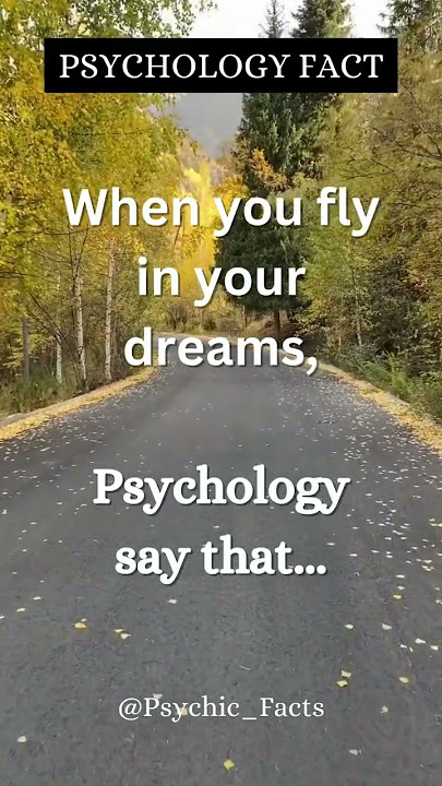 When you fly in your dreams it means..