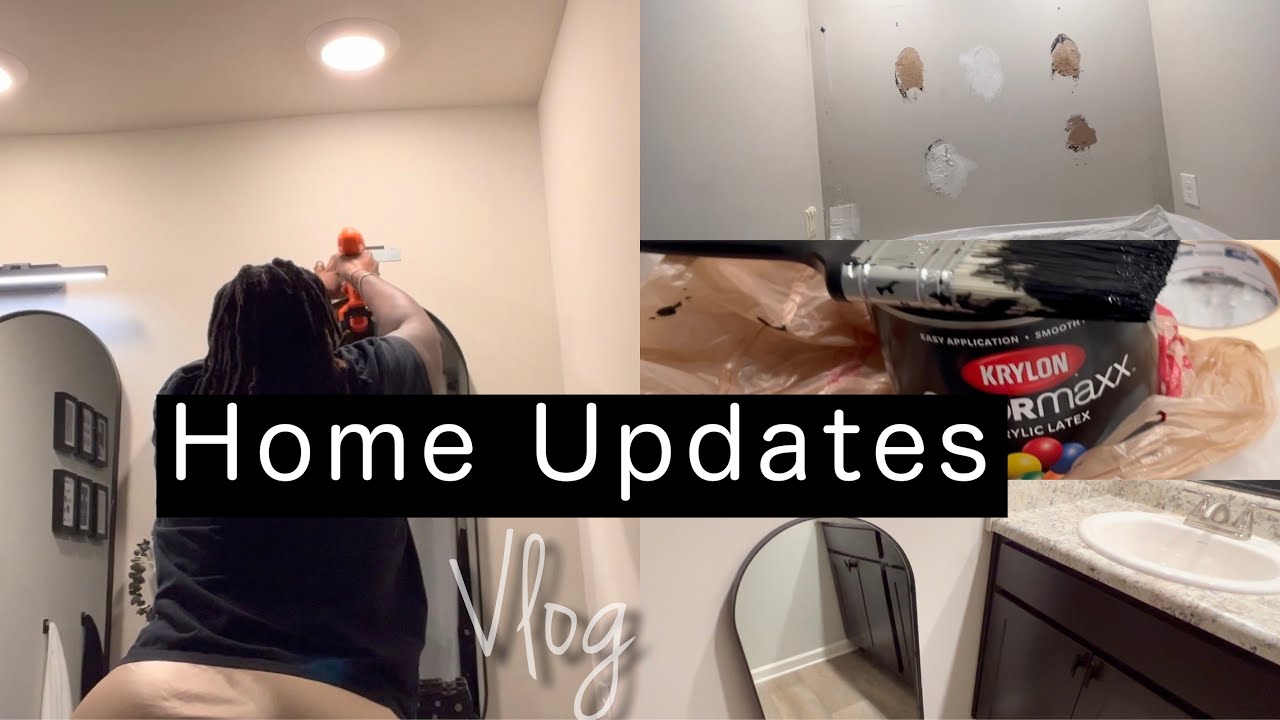 HOME UPDATES MASTER BATHROOM MAKEOVER New BATHROOM MIRRORS 🪞ROSS