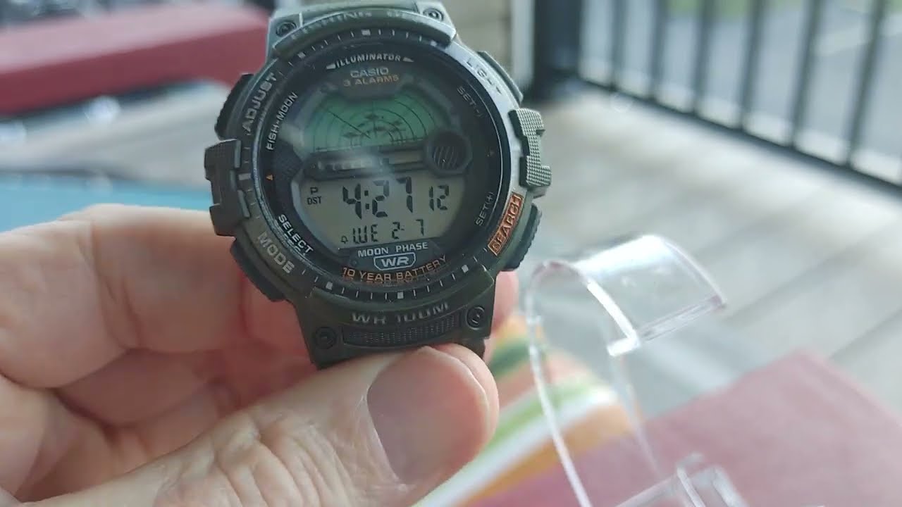 fishing timer WS 1200 h fantastic Casio watch
