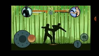 Начало игры. 1 телохранитель Рыси: Шин в shadow fight 2.