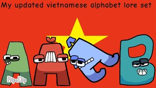 My updated Vietnamese alphabet lore set