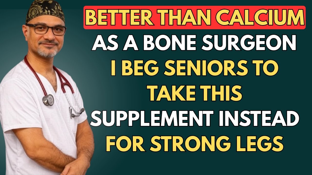 Skip Calcium! These 2 Vitamins Kills Weak Legs And Builds Leg Strength Overnight |Dr Pradip Jamnadas