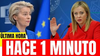 Meloni Destapa El Juego De Bruselas Guerra Legal Contra La Democracia En La Ue?