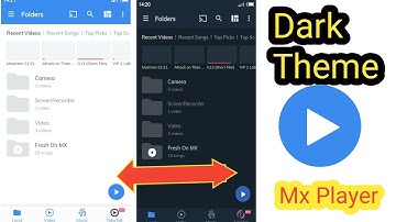 Mx Player Dark Mod Enable । How To Enable Dark Theme On Mx Player,Get back theme in Latest mx player