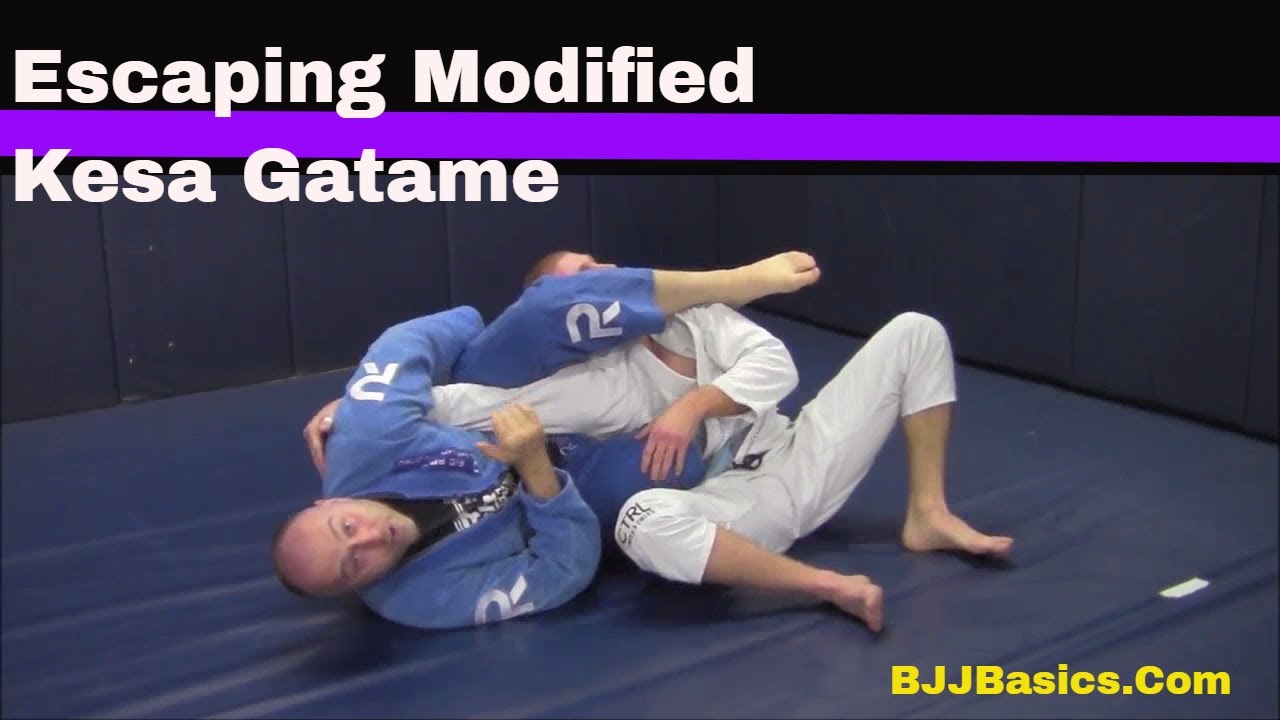 BJJ Basics Modified Kesa Gatame Escape to Arm Lock YouTube