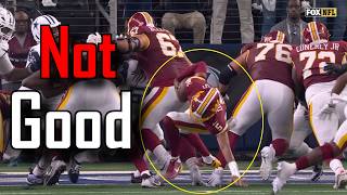 The play Jayden Daniels got injured on | Washington Commanders Vs Dallas Cowboys screenshot 4