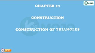 Class 7 Math | Construction of Triangles