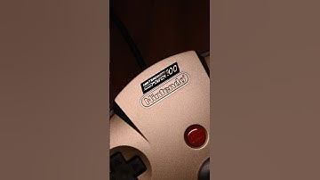 the golden nintendo power 100 n64 controller #shorts