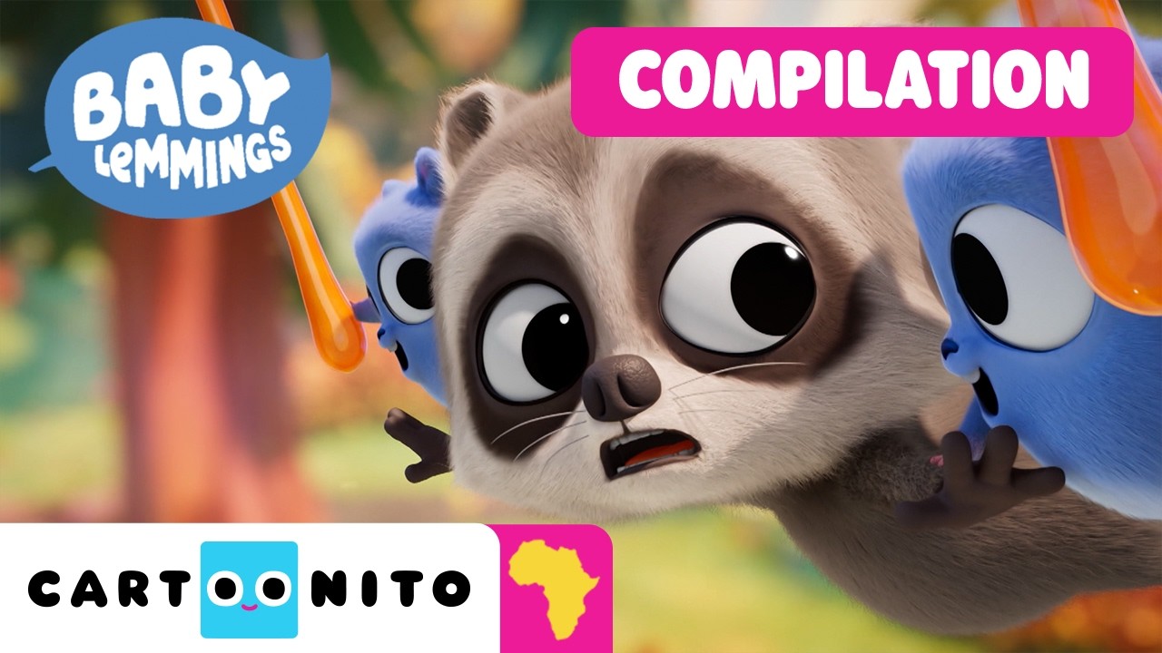 Epic Marble Runs, Crazy Blue Paint & Wild Forest Races! 🌲✨| Baby Lemmings | Cartoonito Africa