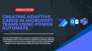 How to Create Adaptive Cards in Teams using Power Automate
