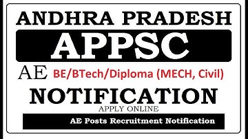 APPSC Recruitment for Assistant Engineer 2021 | 190 Jobs | Salary  Rs 84000 | Freshers Eligible
