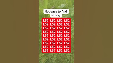 Not easy to find wrong #brainteaser #find #search #shortvideo