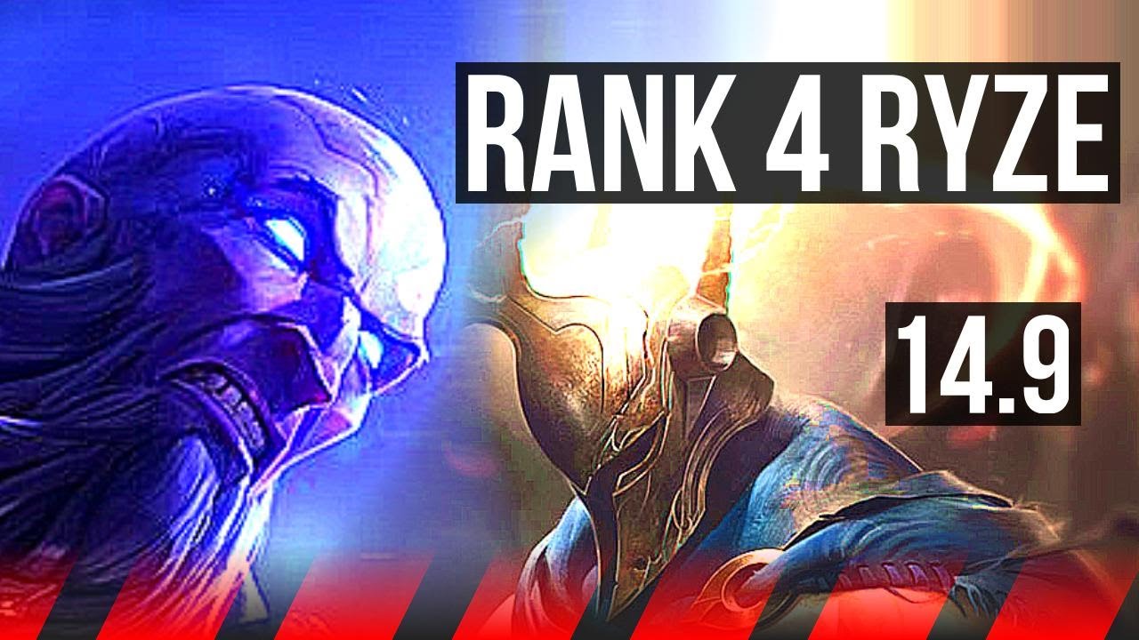 RYZE vs PANTHEON (TOP) | Rank 4 Ryze, 4/0/1 | NA Challenger | 14.9