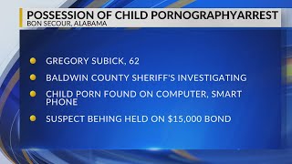 Baldwin Co. man arrested for having child pornography on computer: BCSO