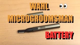 Wahl Micro Groomsman Trimmer battery