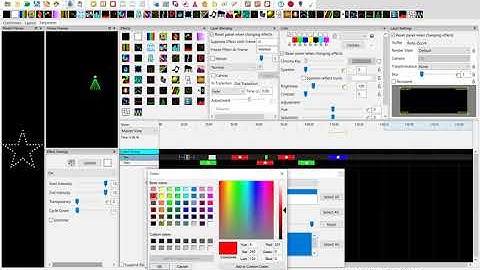 Select Effects by Color in xLights