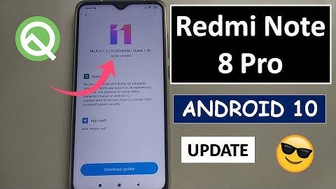 Finally Android 10 Update in Redmi Note 8 Pro | MIUI 11.0.2.0 Update in Redmi Note 8 Pro