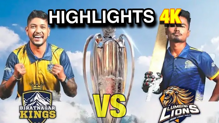 Biratnagar Kings vs Lumbini Lions || NPL Match07||Full Highlights 4K