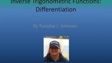1411 Sec 5.6 Inverse Trigonometric Functions Differentiation