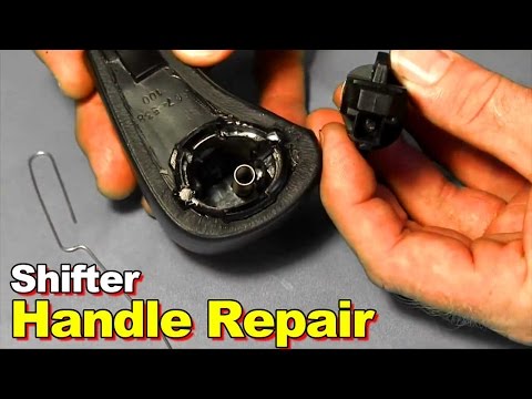 How To Repair / Replace A Broken Or Stuck Shifter Shift Handle Button Knob On 2003-2006 Honda Accord