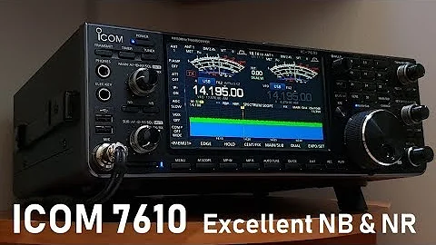 ICOM 7610 & excellent noise blanker and noise reduction