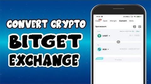 How to Convert Crypto on Bitget Exchange?